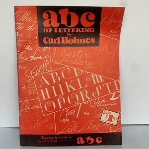 Vintage ABC of Lettering by Carl Holmes